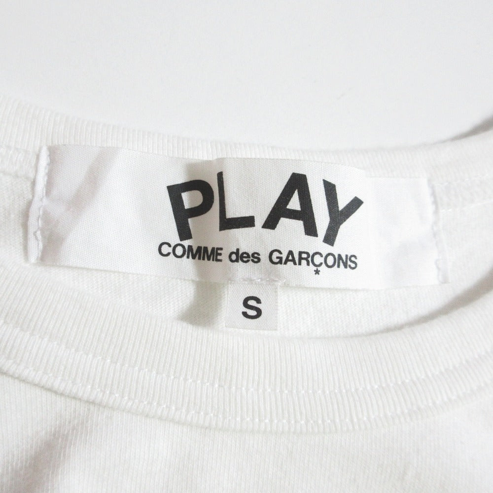 プレイコムデギャルソンザノースフェイスハートロゴコットンTシャツ