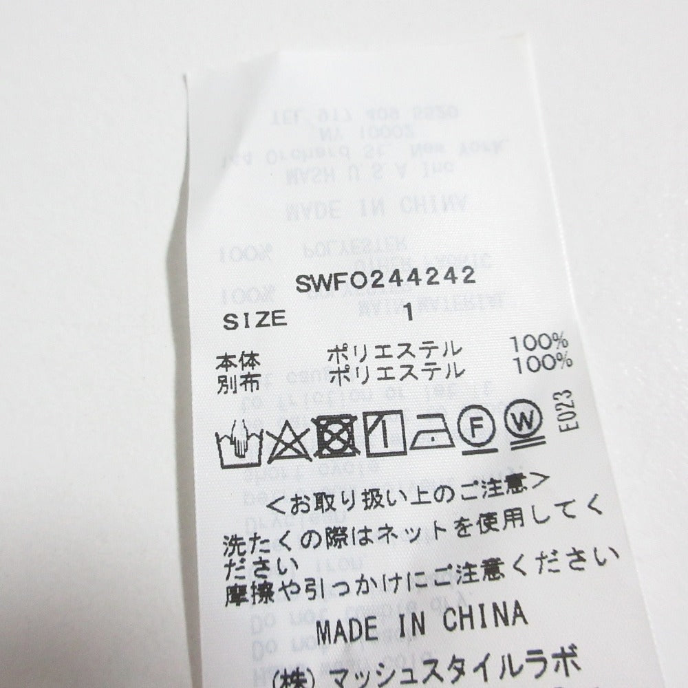 スナイデル 金ボタンジレワンピース