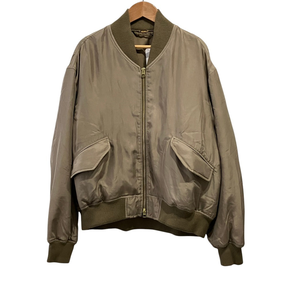 ミューズドゥドゥーズィエムクラス BIO SILK MA1 シルクブルゾン