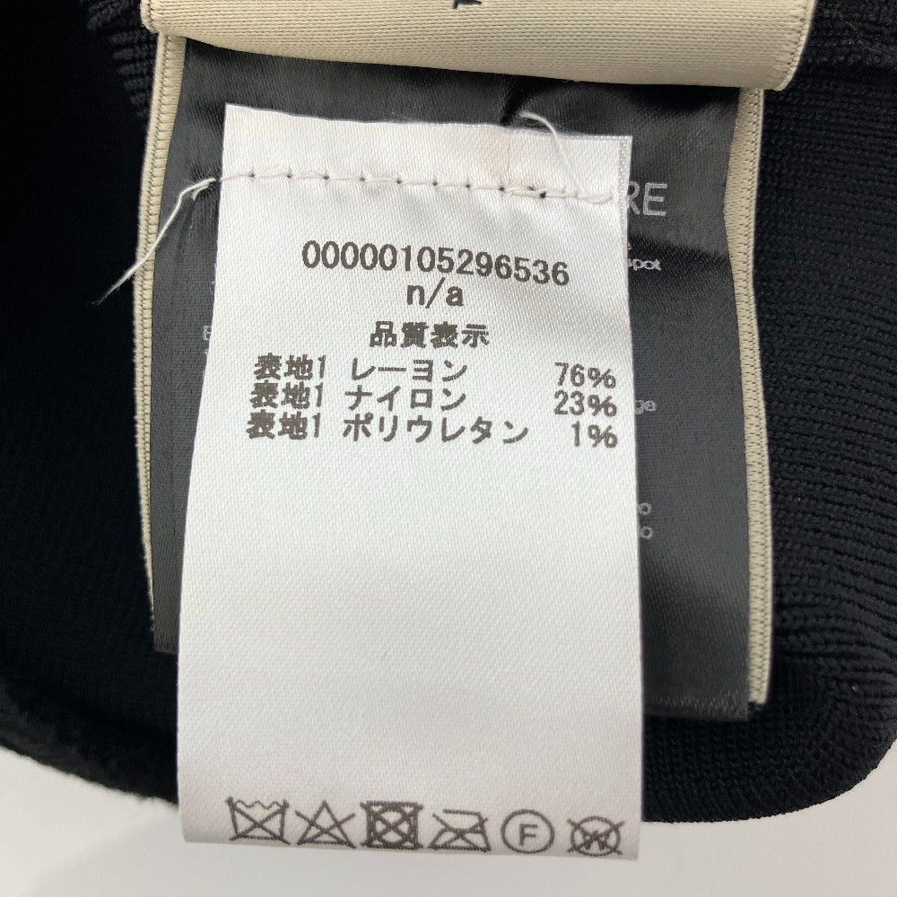 ローランムレ ベロア切替オフショルダーニットワンピース