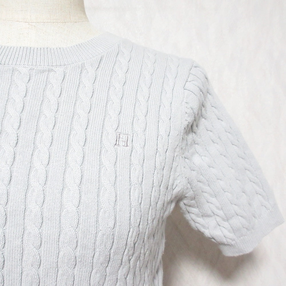 ハーリップトゥ Essential Cable Knit ウールカーディガンセット