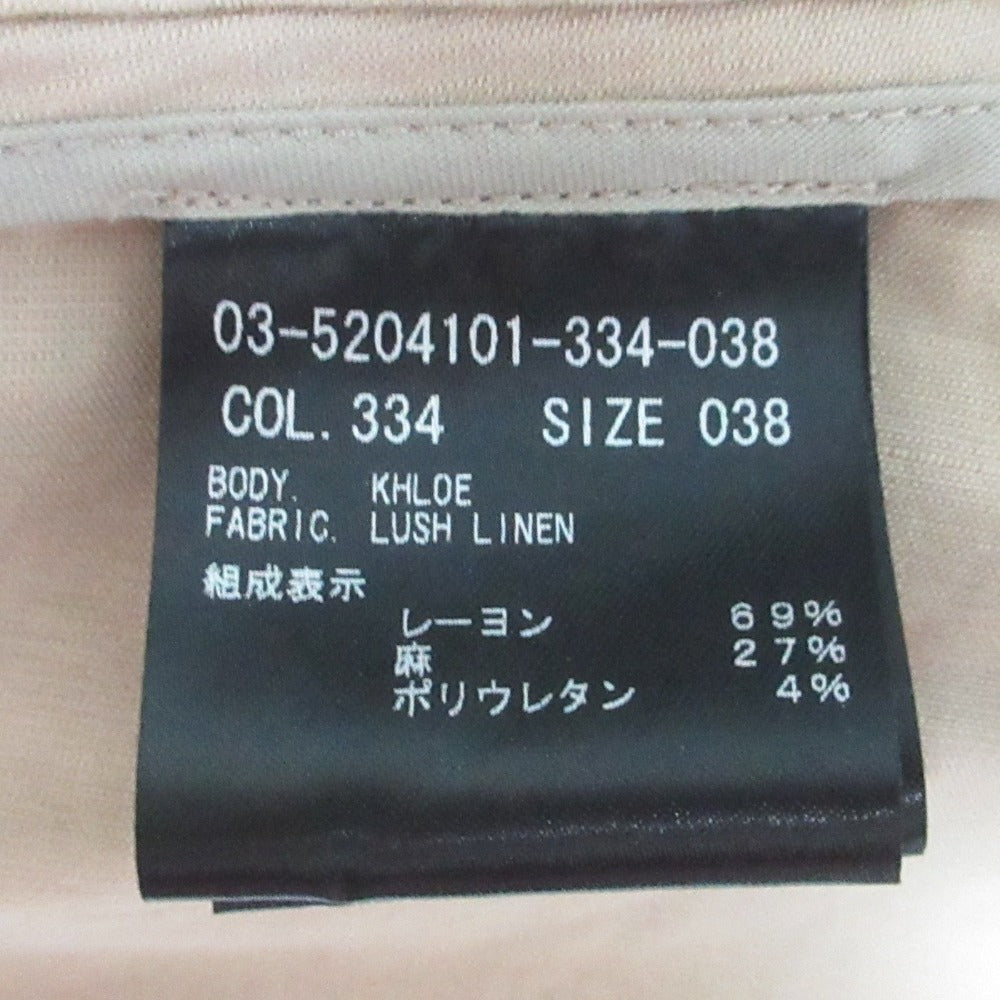 セオリーリュクス LUSH LINEN ノーカラージャケット