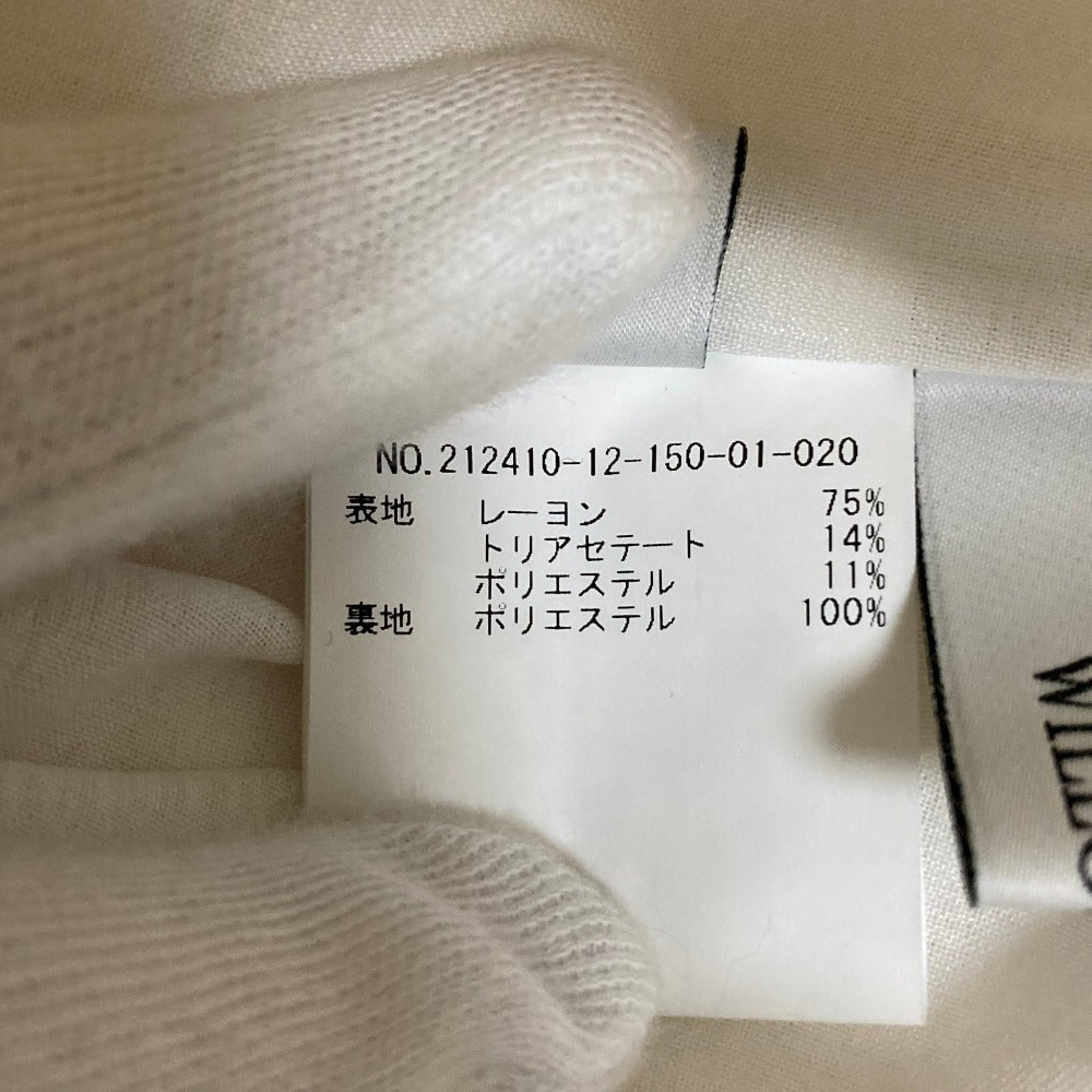 ルルウィルビー ツイルワイドパンツ