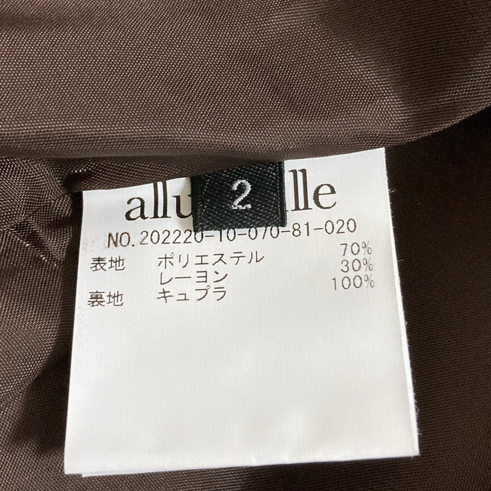 アルアバイル チェックダブルジャケット