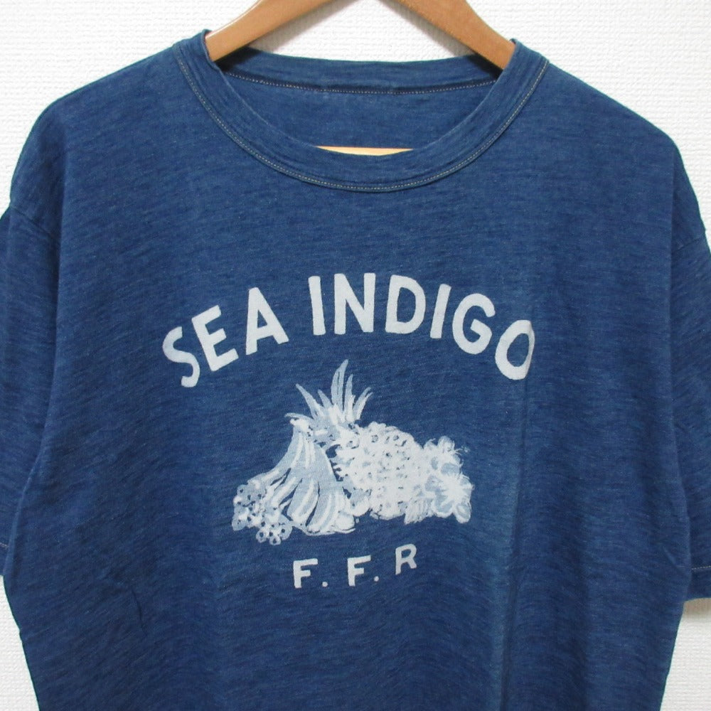 フォーティファイブアール SEA INDIGO Tシャツ