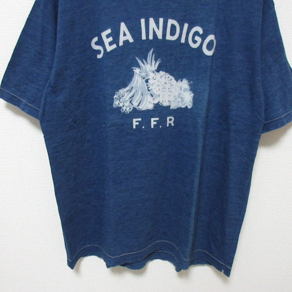 フォーティファイブアール SEA INDIGO Tシャツ