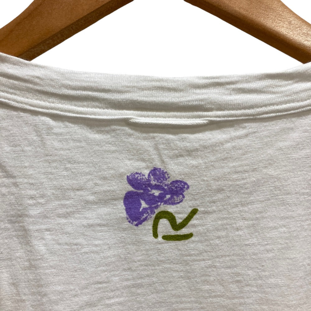 フォーティファイブアール レイレイプリントコットンTシャツ