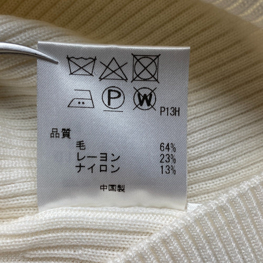 カルバンクライン ウールブレンドタートルネックリブニットセーター