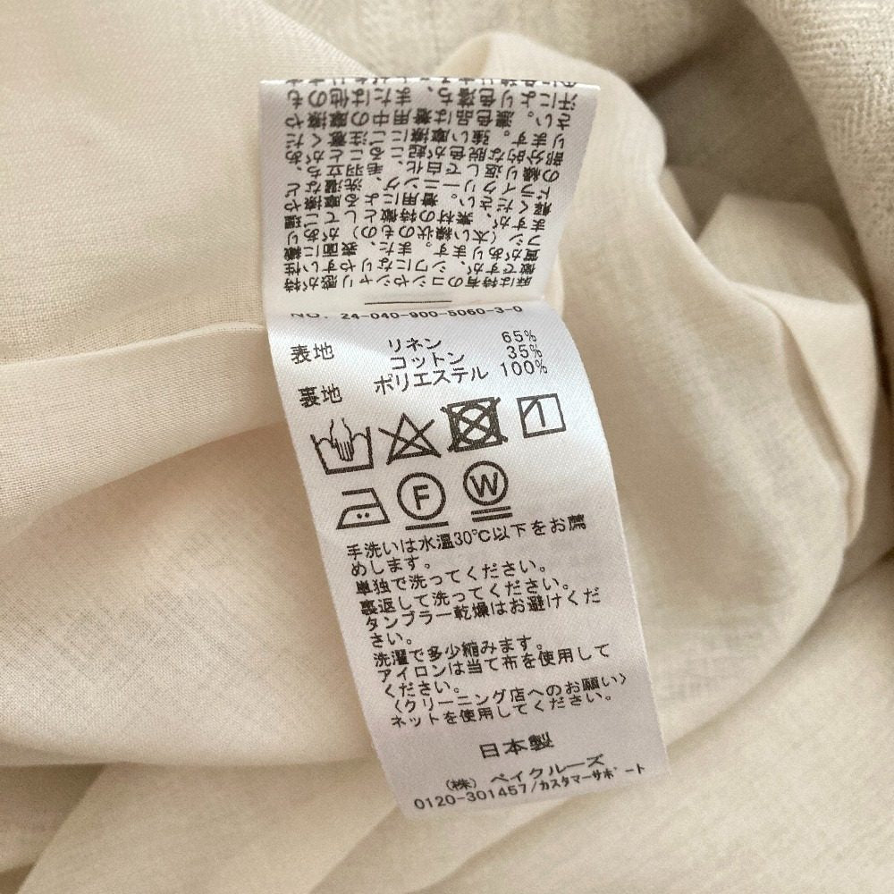 イエナ リネン混Iラインワンピース