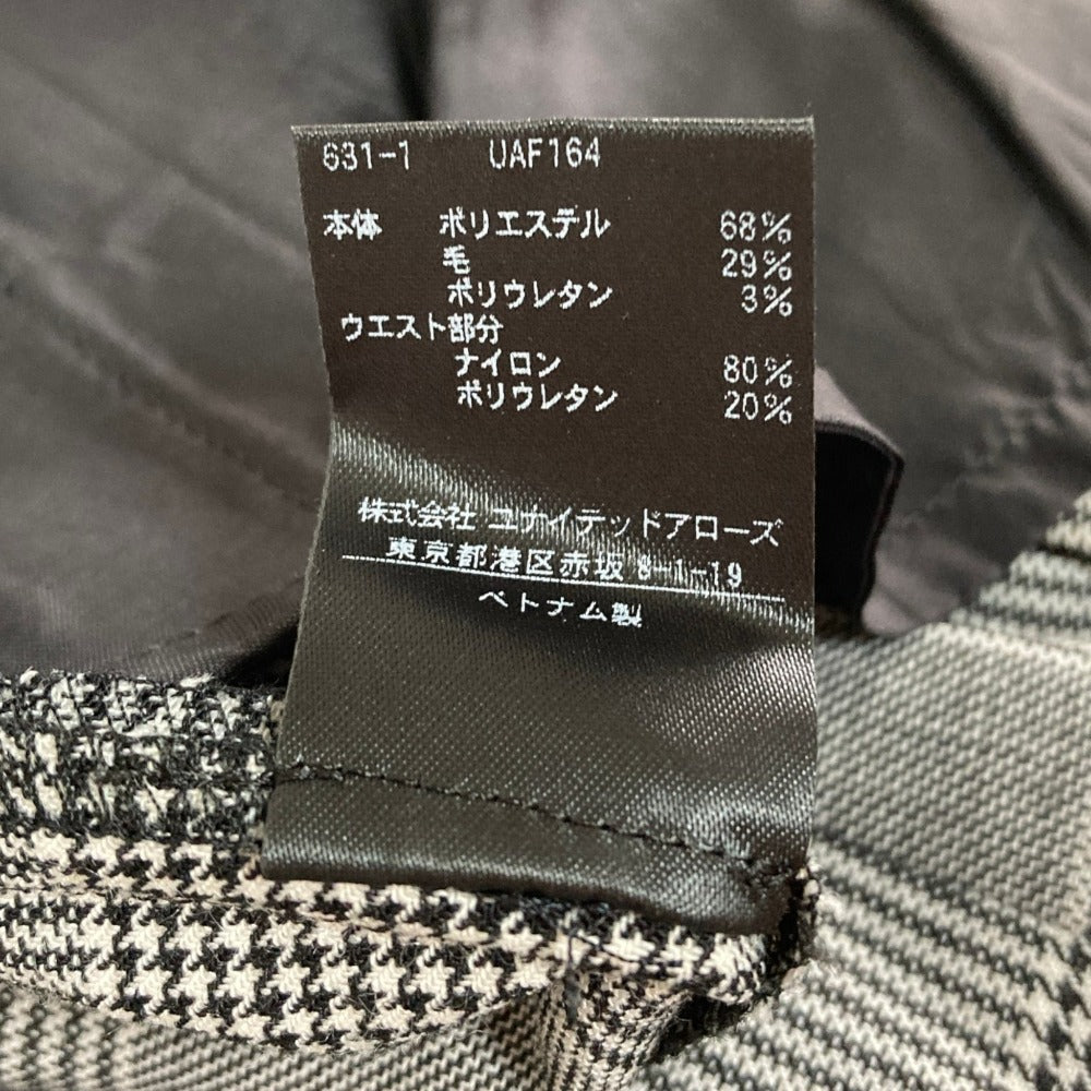 ユナイテッドアローズ グレンチェックスリムパンツ