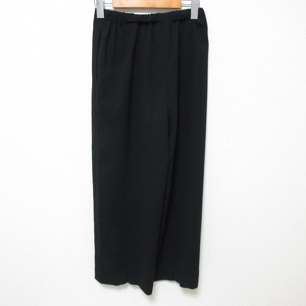 エンフォルド RELAX ELASTIC WIDE TROUSERS ジョーゼットワイドパンツ