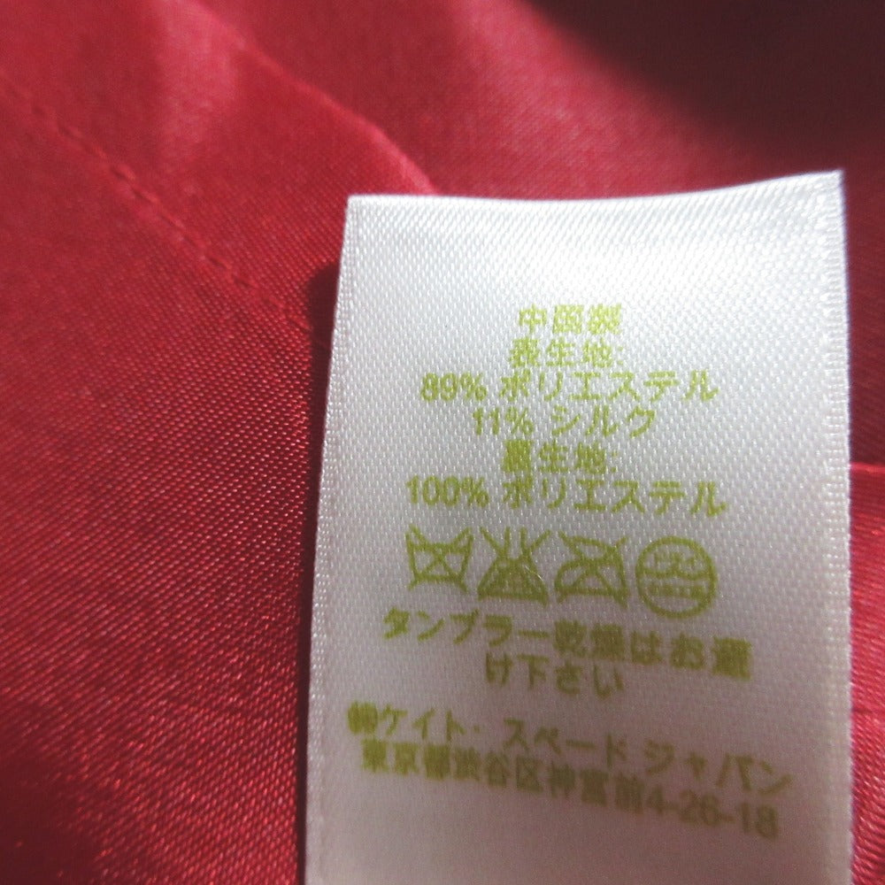 ケイトスペードニューヨーク Backless Bow Mini Dress シルクブレンドワンピース