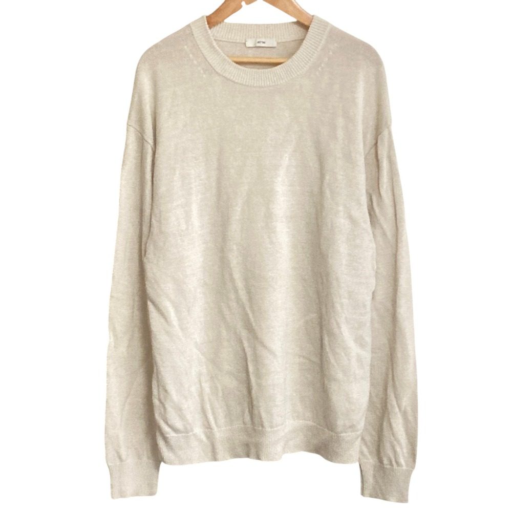 エイトン HEMP KNIT CREWNECK セーター