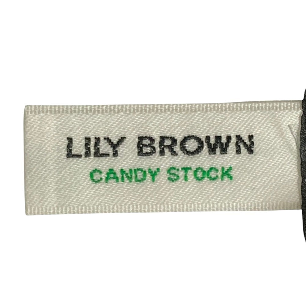 リリーブラウン L.B Candy Stockフロントビジューデコラティブシャツ
