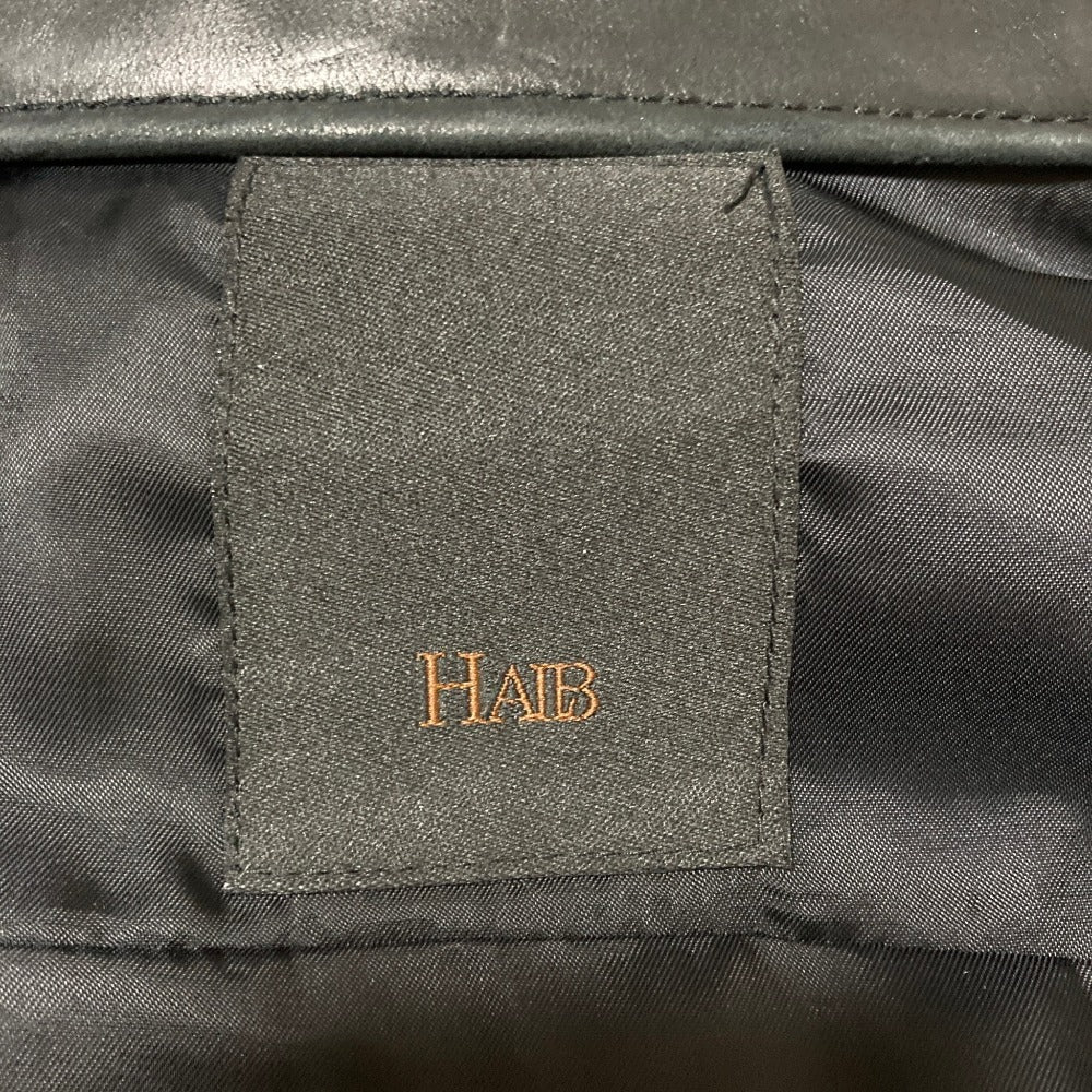 HALB カウレザーライダースシャツジャケット