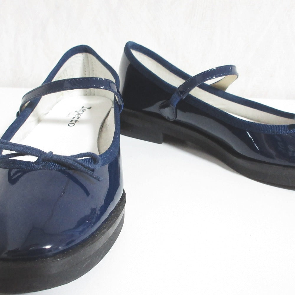 レペット CENDRILLON COLLEGE レザーフラットシューズ