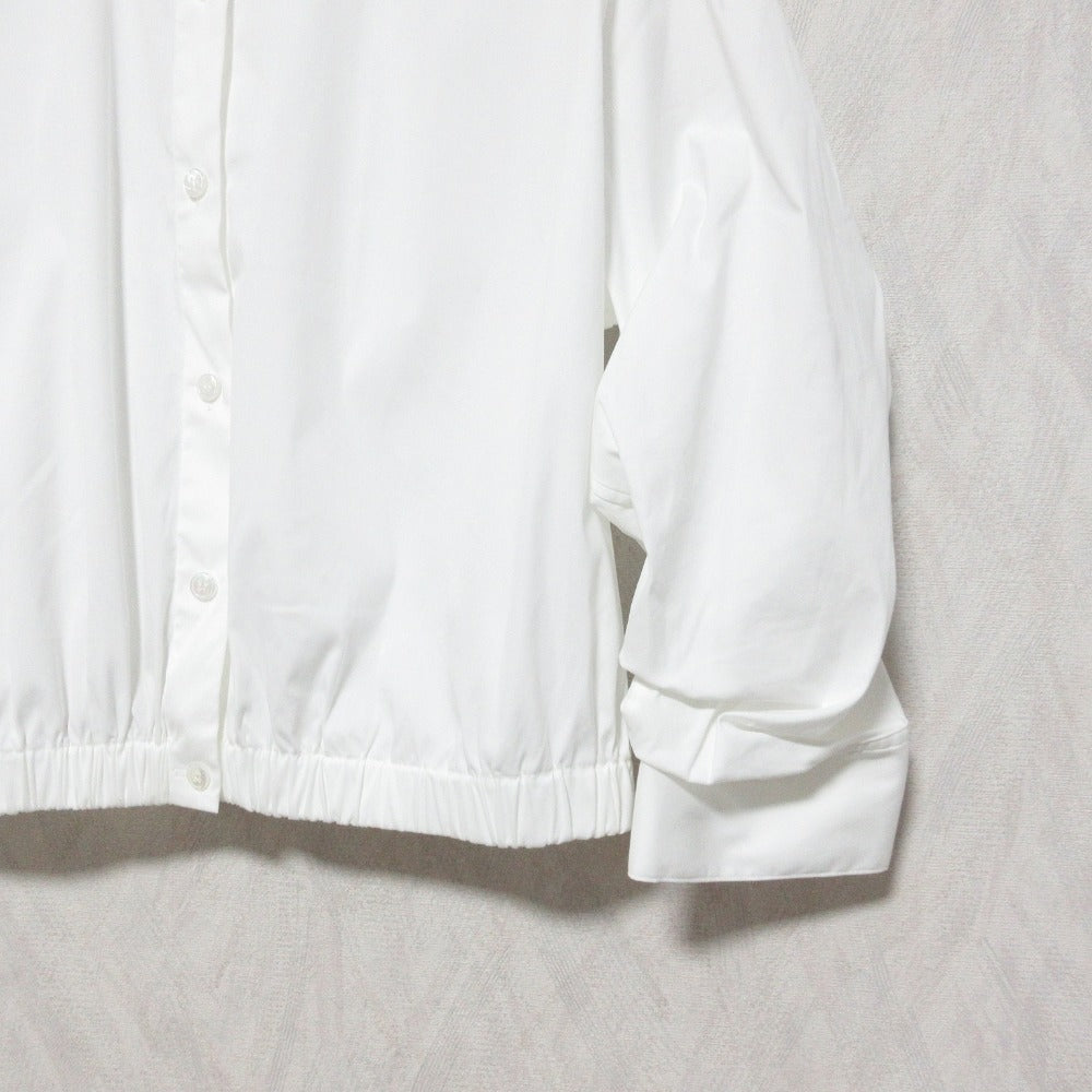 セオリー COTTON SHIRTING FIXED SLV CRP SH コットンクロップドシャツ