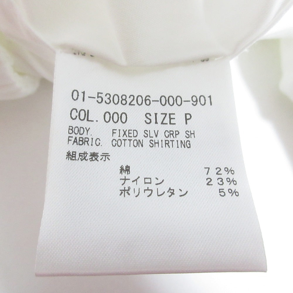 セオリー COTTON SHIRTING FIXED SLV CRP SH コットンクロップドシャツ