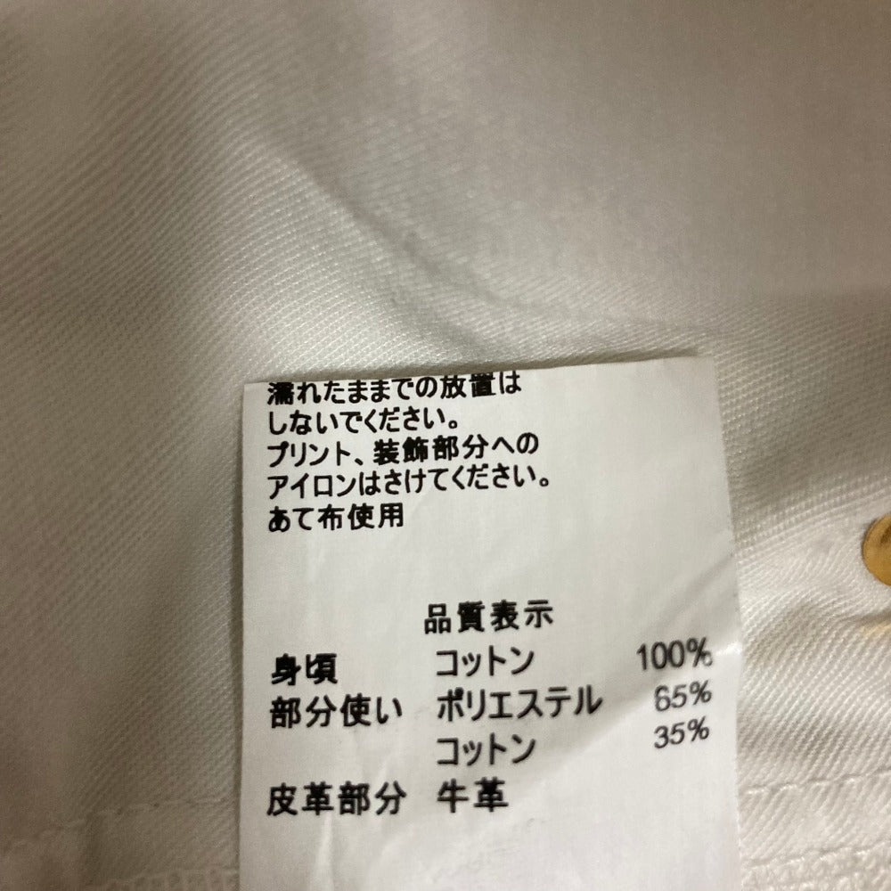 バリー ボーンブリーチデニムジーンズ