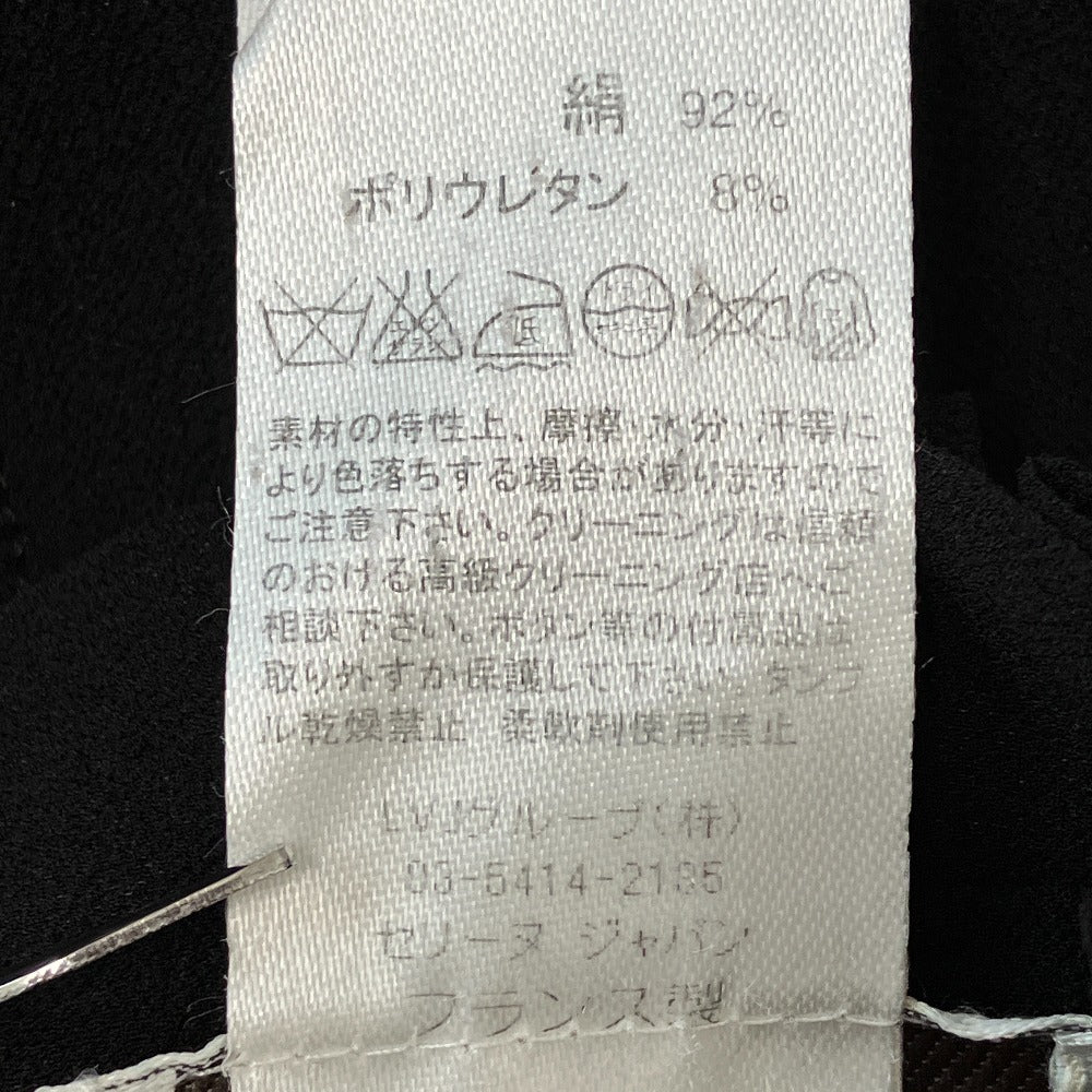 セリーヌ シルクレースドッキングシャツ