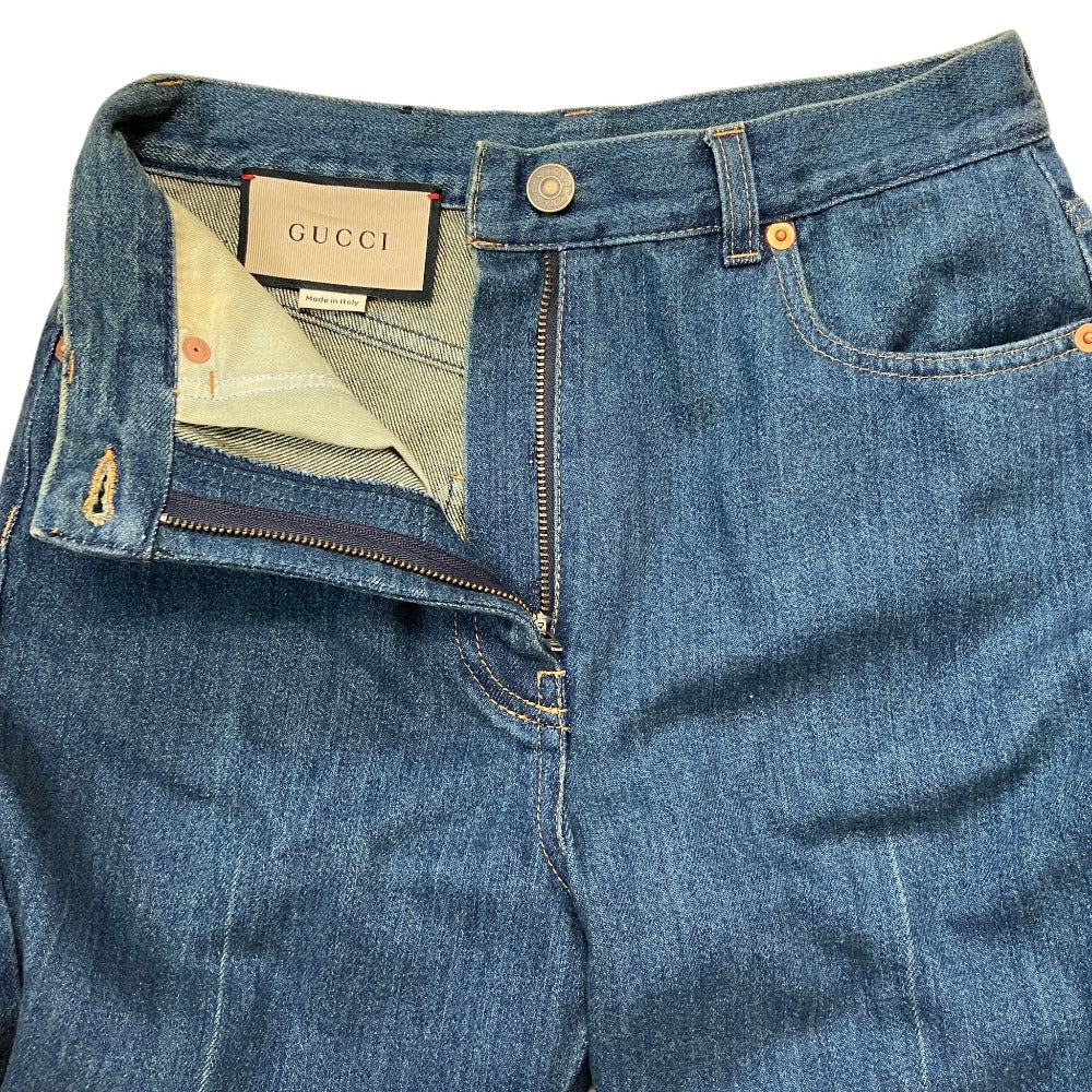 グッチ デニムストレートパンツ