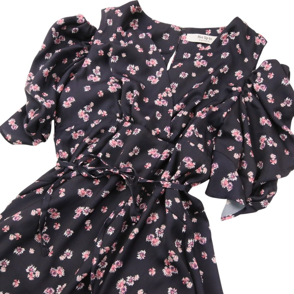 ハーリップトゥ Marguerite Open Shoulder ドレス