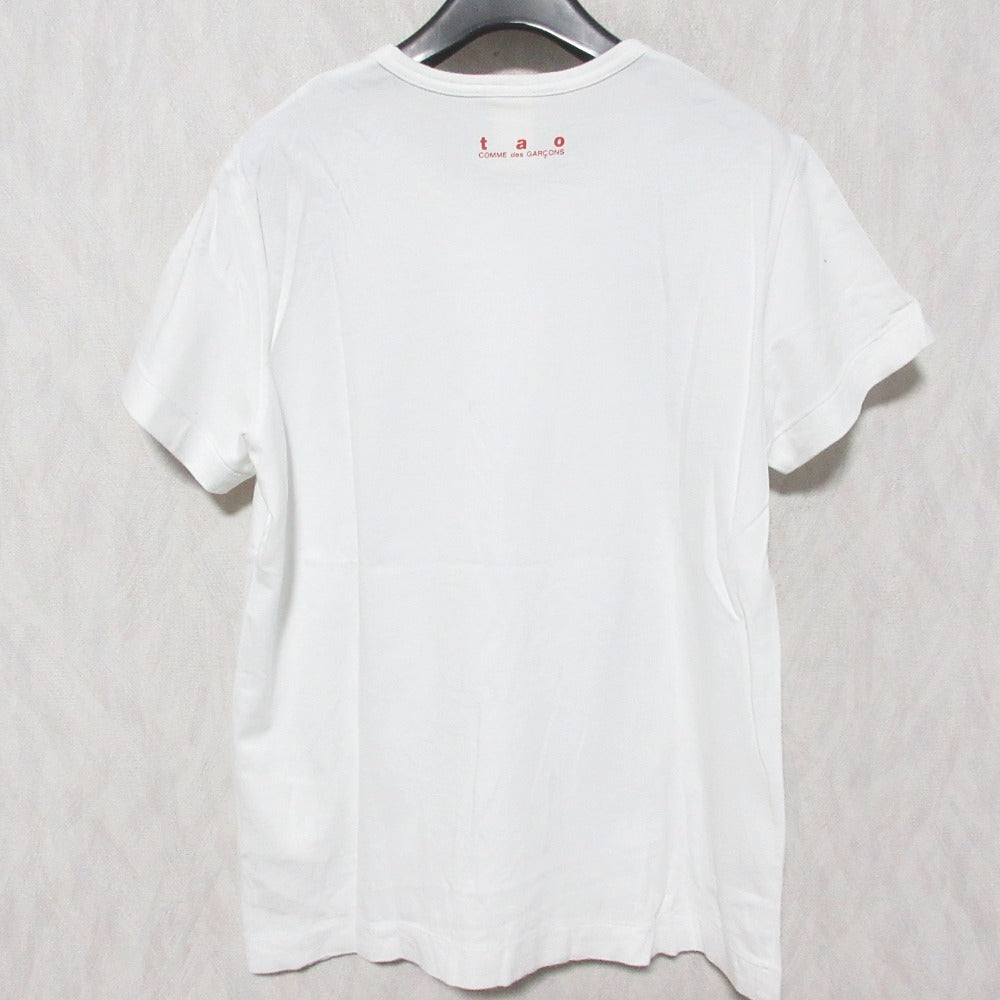 タオコムデギャルソン 薔薇プリントTシャツ