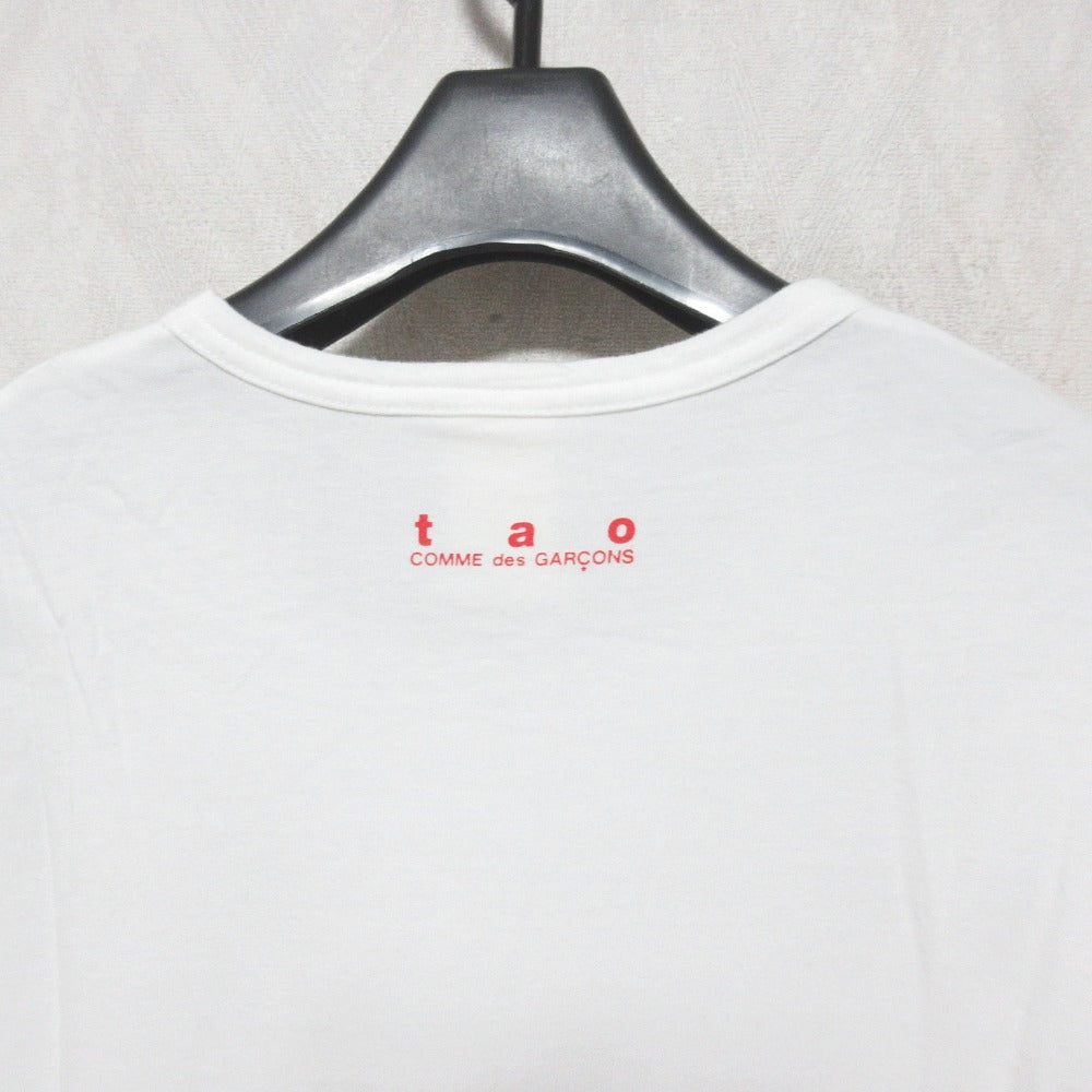タオコムデギャルソン 薔薇プリントTシャツ