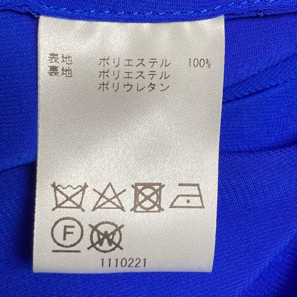 アリスアンドオリビア フリルカラーノースリーブワンピース