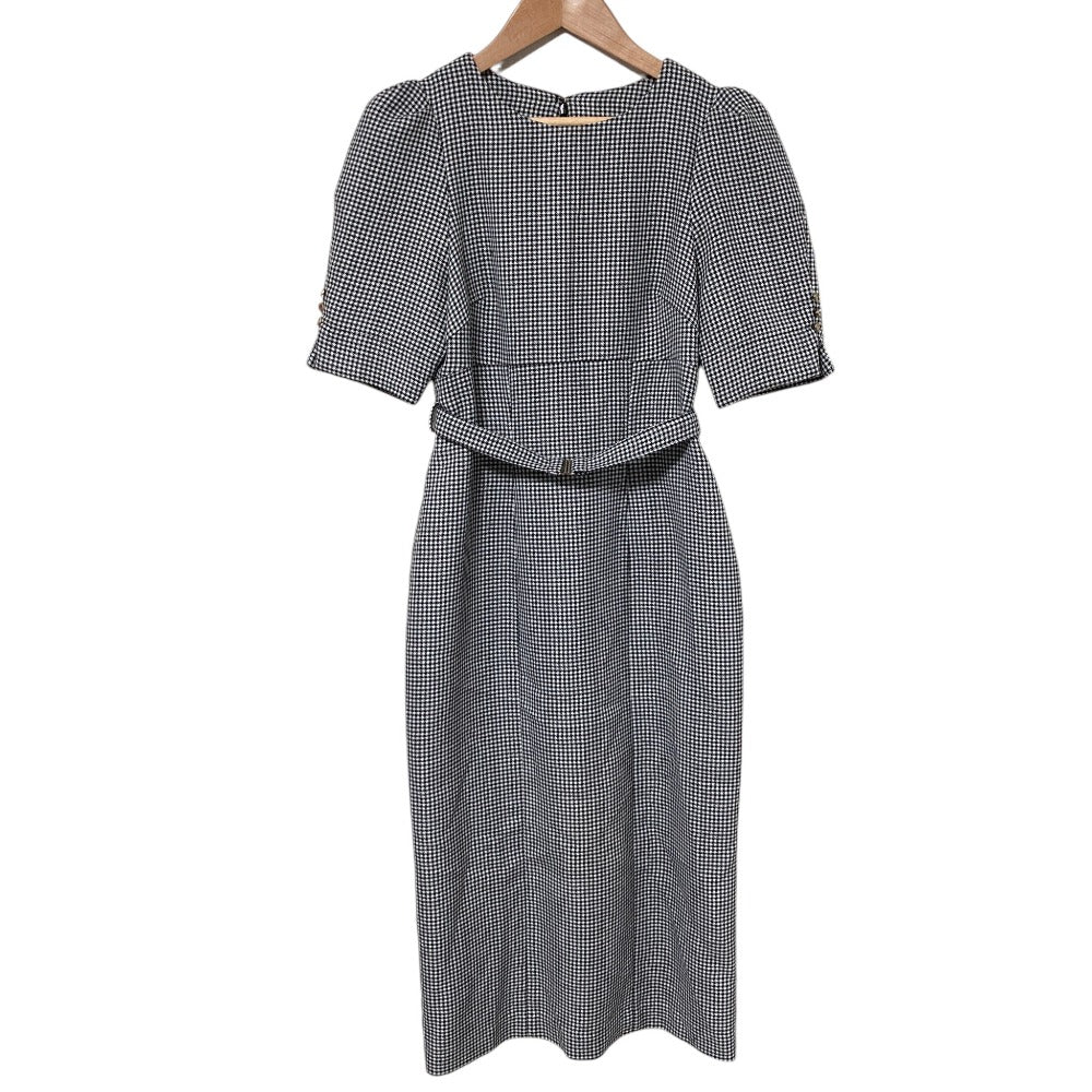 ハーリップトゥ Lady Checkered Belted Midi Dress ワンピース
