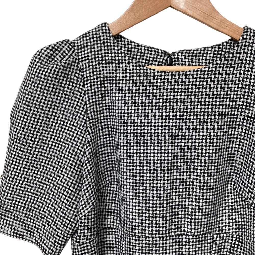 ハーリップトゥ Lady Checkered Belted Midi Dress ワンピース