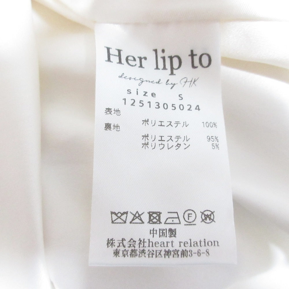 ハーリップトゥ French Bouquet Puff Sleeve ロングワンピース