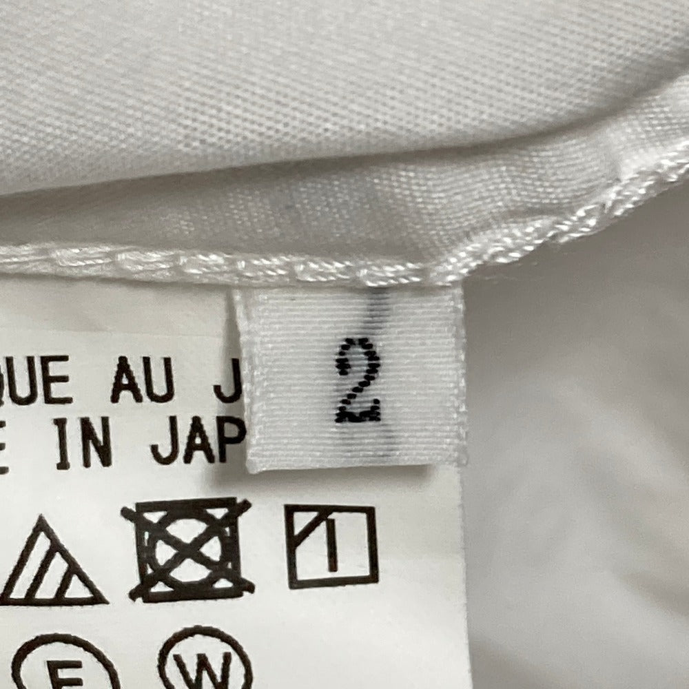ヨウジヤマモト カットアウトロングスリーブシャツ