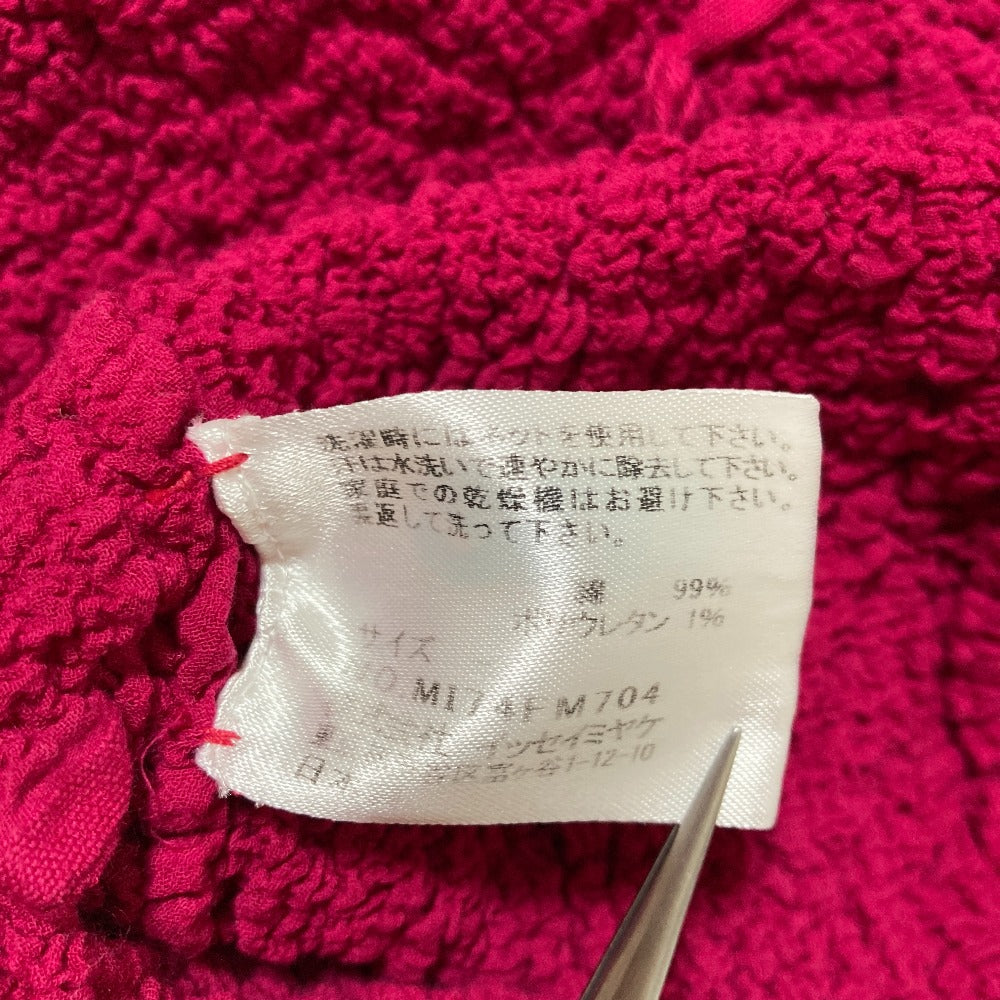 ミーイッセイミヤケ プリーツタートルネックカットソー