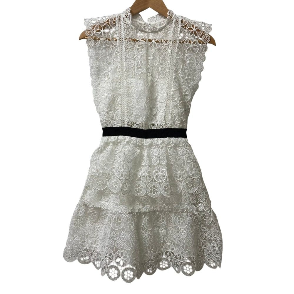 セルフポートレート Circle Floral Lace ドレス