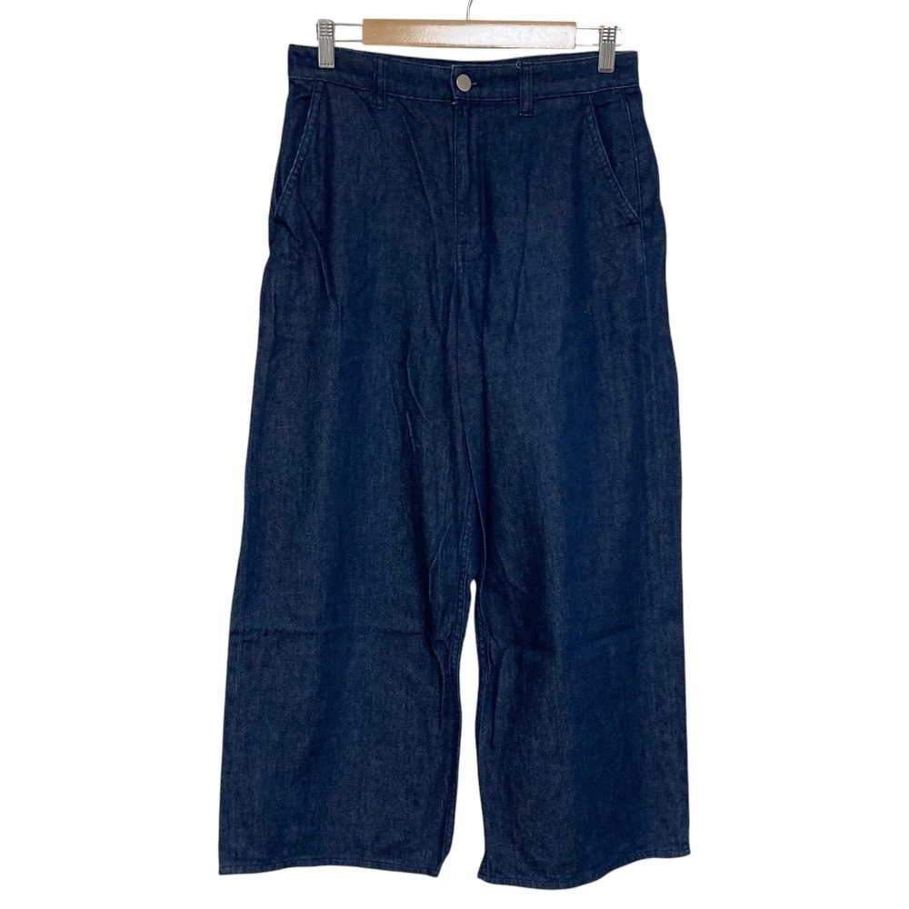 セオリー DRAPE DENIM WIDE ST TRSR D ワイドデニムパンツ