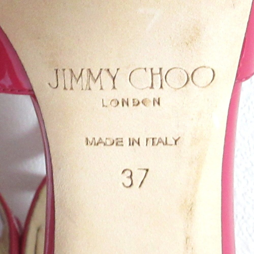 ジミーチュウ LANCER 100 パテントレザー パンプス