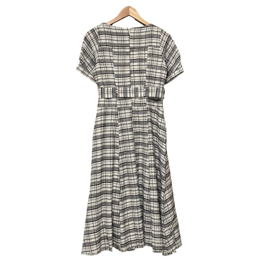 ハーリップトゥ Classic Tweed Belted ワンピース