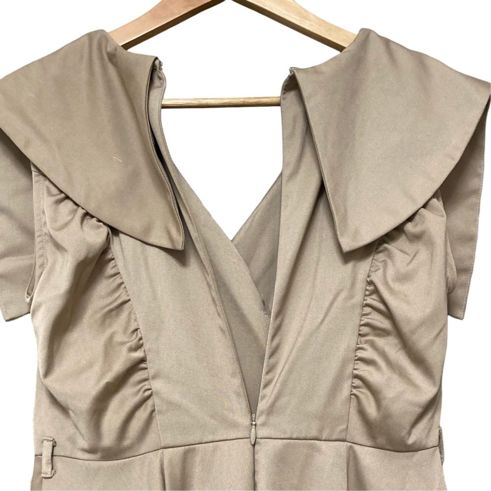 ハーリップトゥ Vincennes Belted Big Collar ドレス