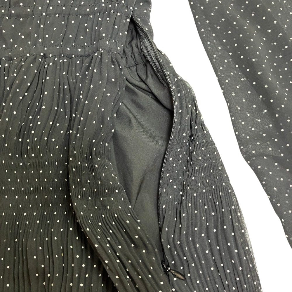 ハーリップトゥ Majolica Pleated Chiffon ロングワンピース