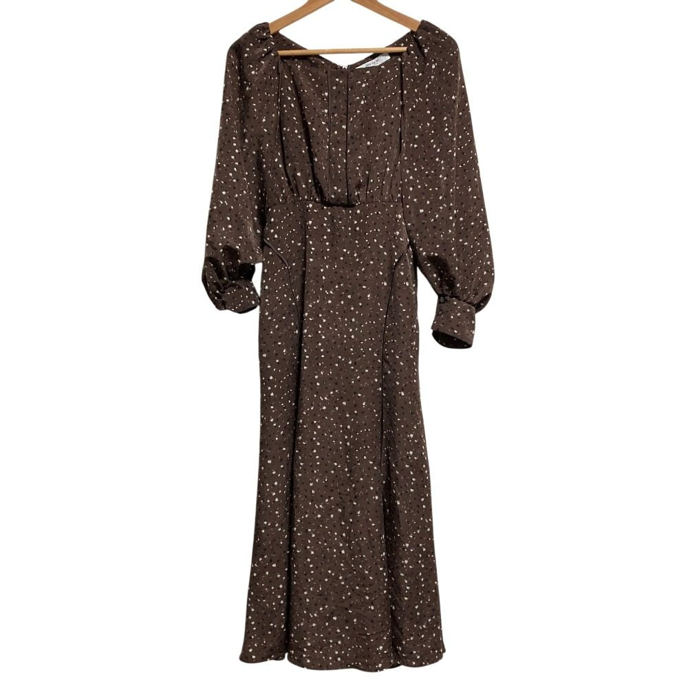 ハーリップトゥ Slit Sleeve Floral Print ワンピース