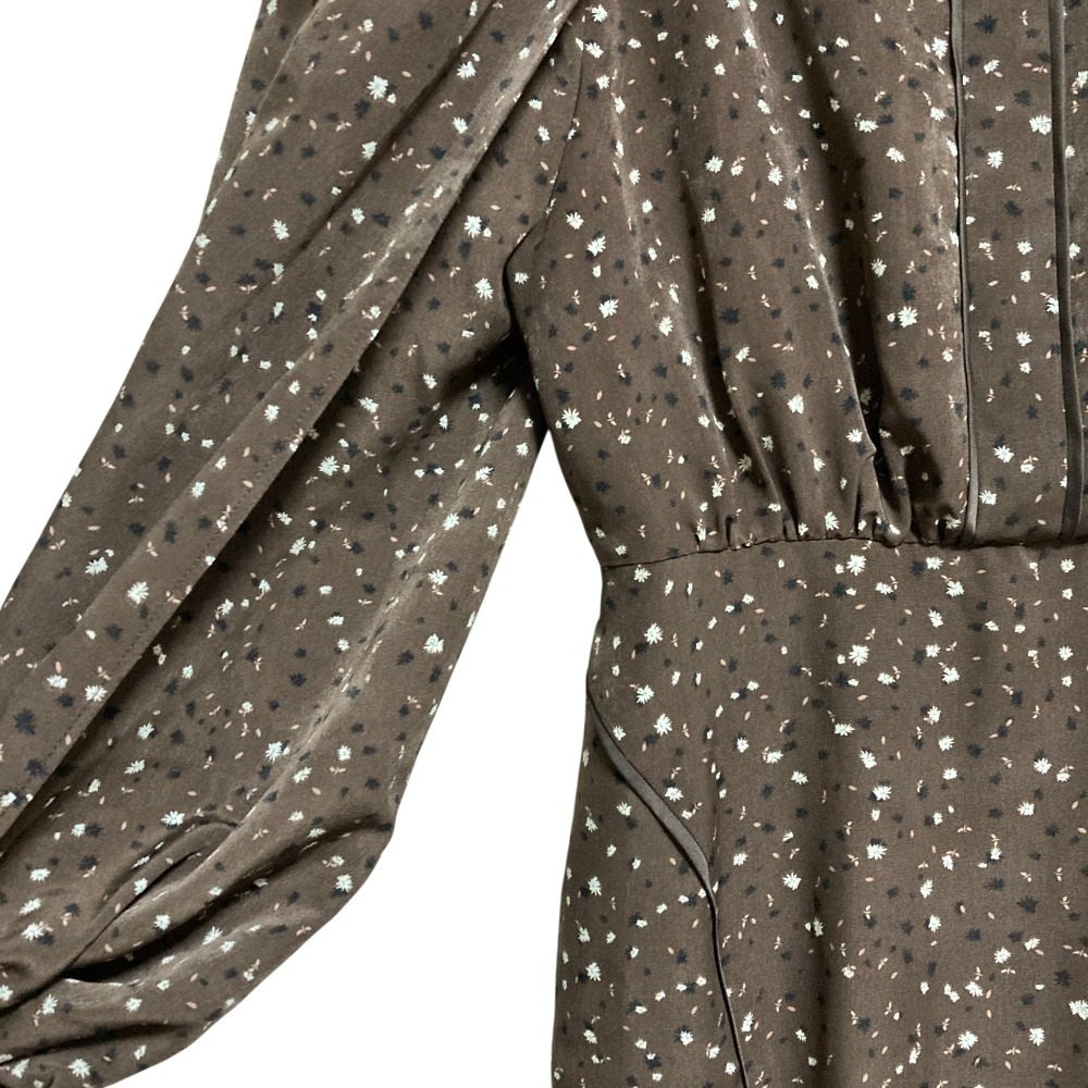 ハーリップトゥ Slit Sleeve Floral Print ワンピース