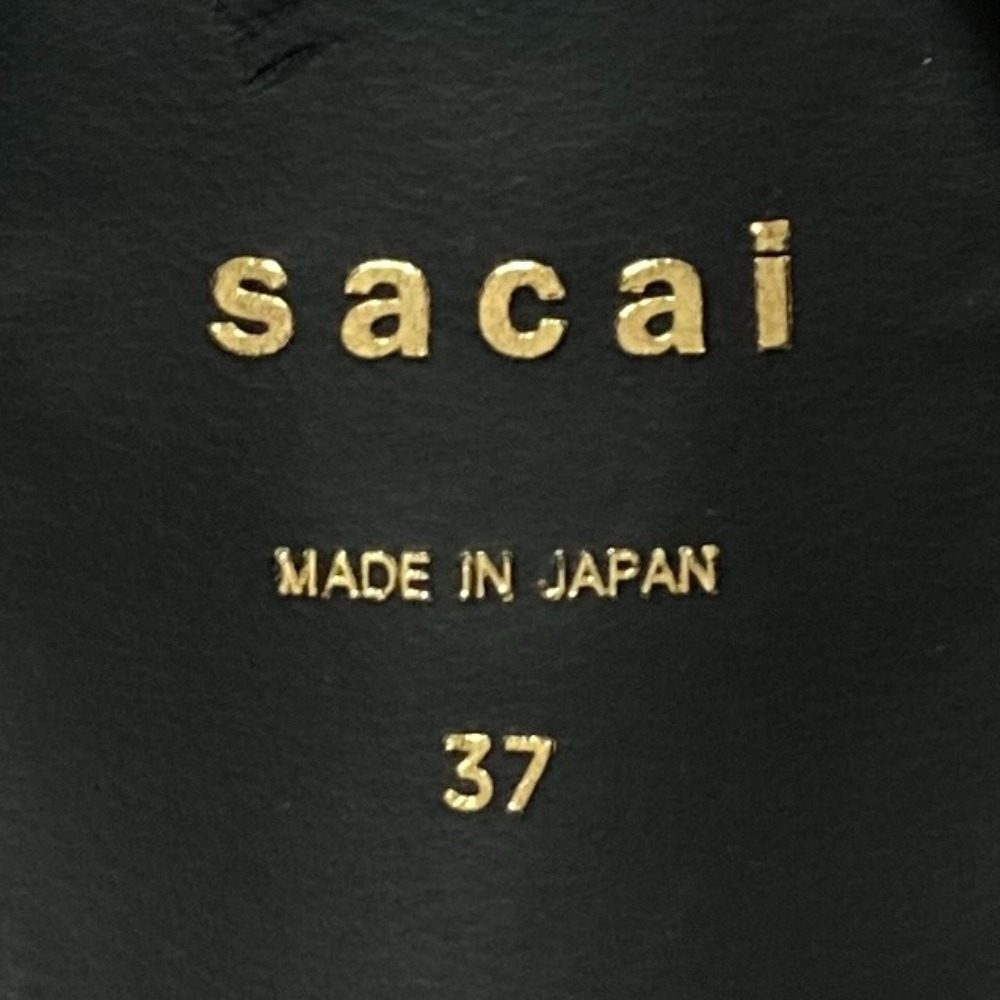サカイ レザー プラットフォームローファー