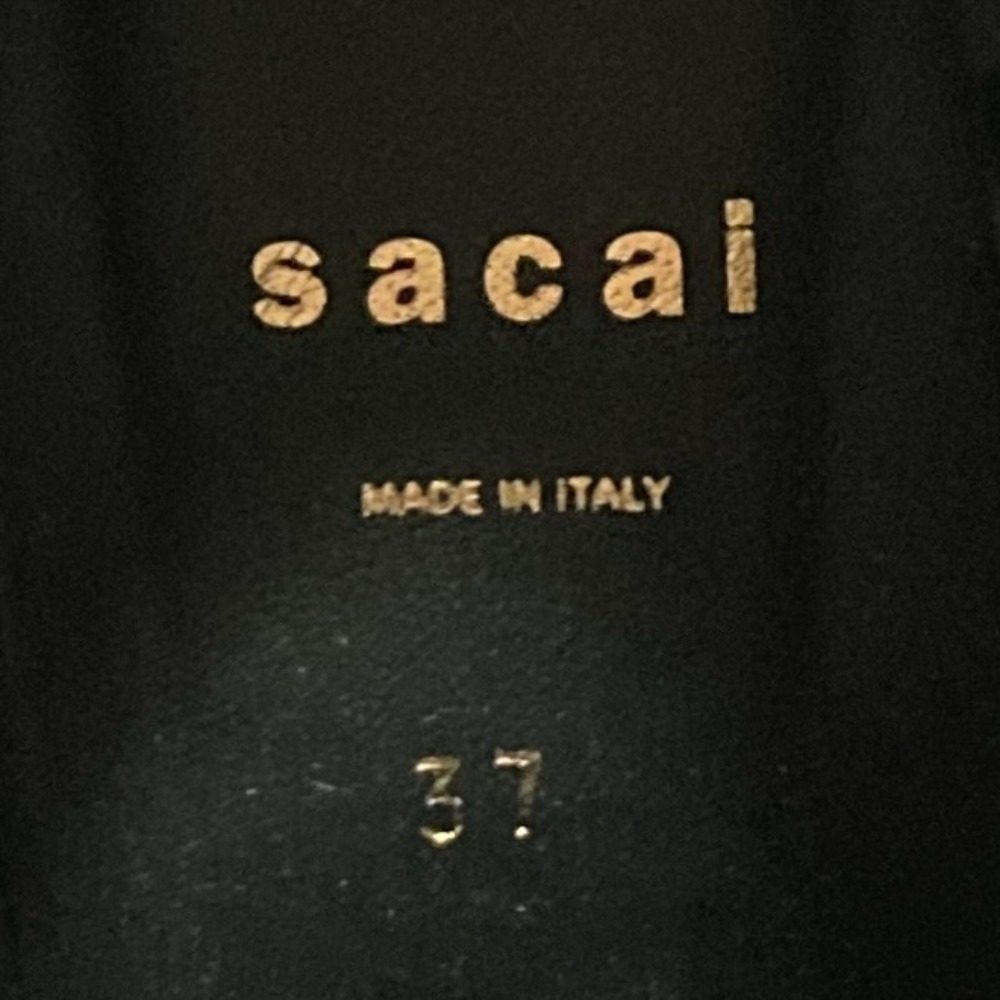 サカイ プラットフォームウェッジアンクルブーツ