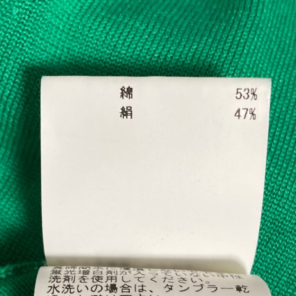 アナイ コットンシルクブレンドカーディガン