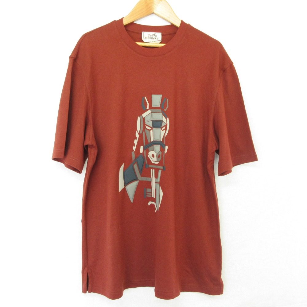エルメス メガシャリオ コットン 半袖Tシャツ