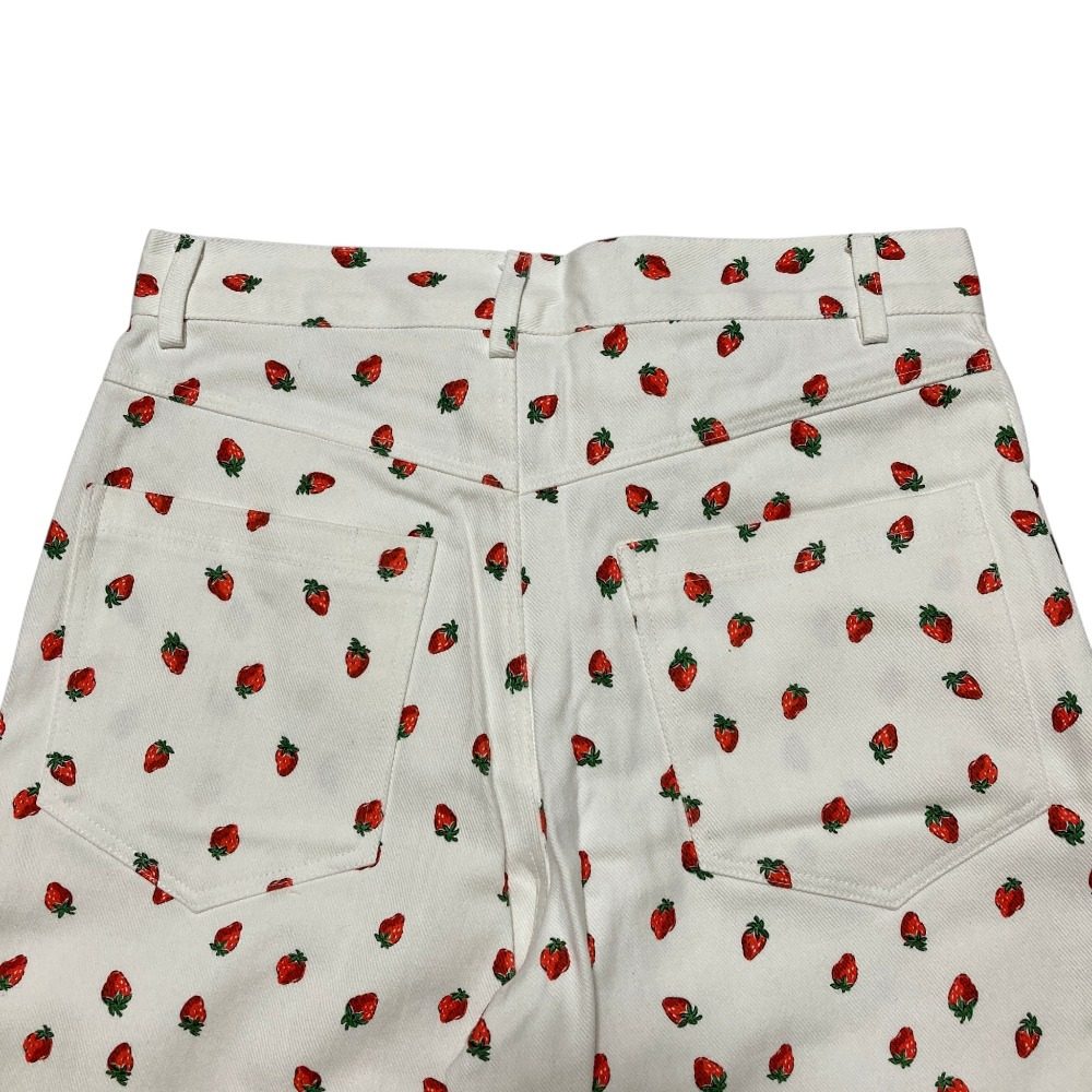 ポピートーキョー ストロベリーパターンワイドパンツ