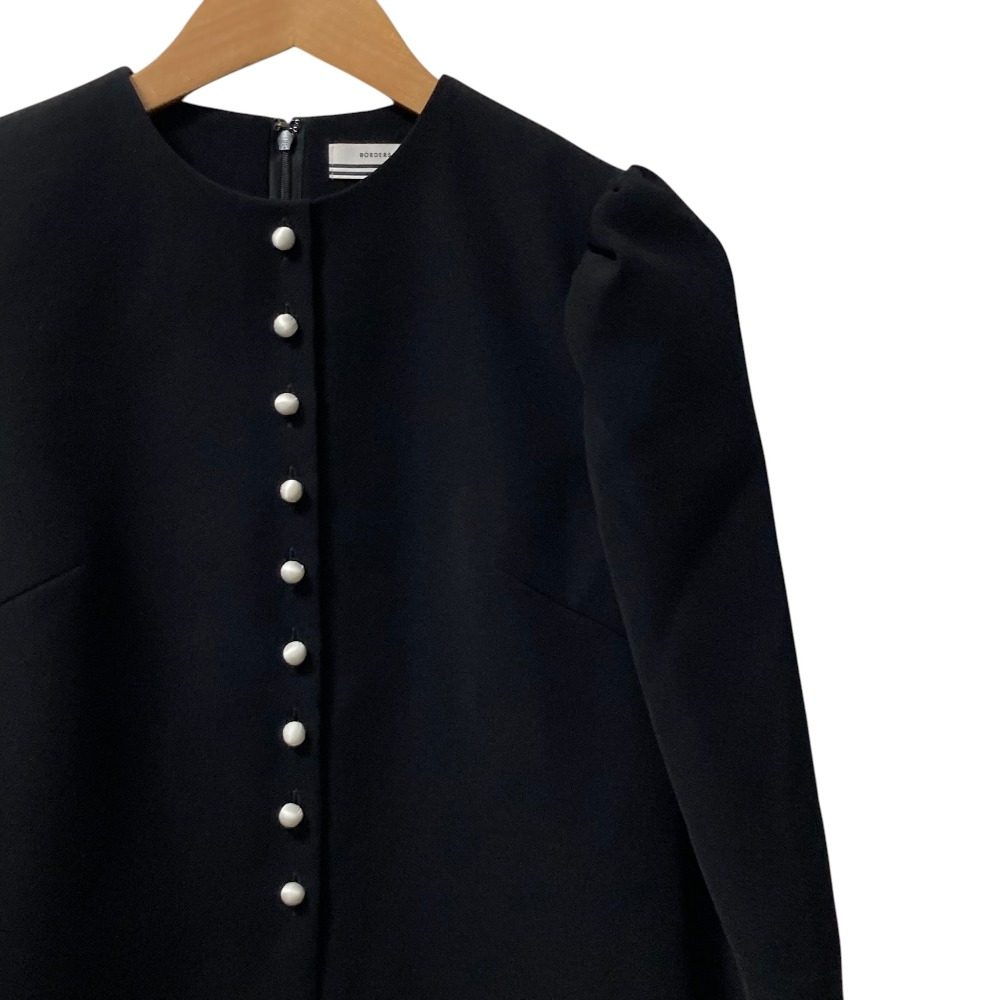ボーダーズアットバルコニー BUTTONED TWILL ブラウス