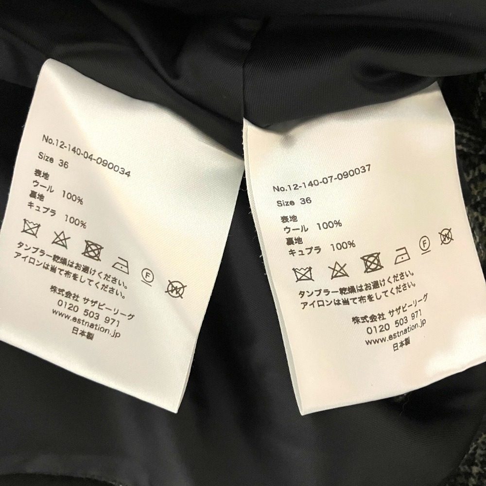 コルピエロ グレンチェックダブルブレストスーツ