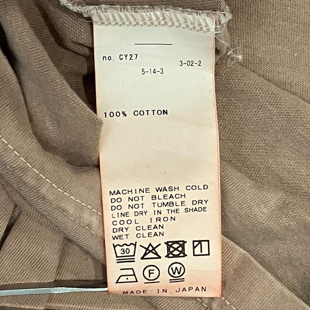 ドゥーズィエムクラス Refinement コットン半袖Tシャツ